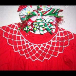 NWT Mom & Me 18M Smocked Pearl Bishop Dress~Wow~